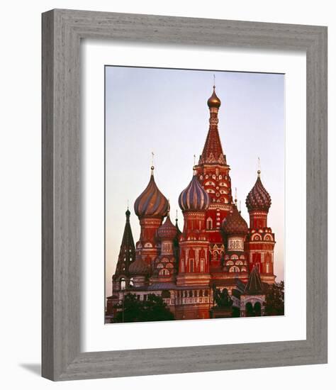 Saint Basil's Cathedral Moscow-null-Framed Art Print