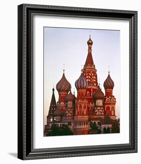 Saint Basil's Cathedral Moscow-null-Framed Art Print