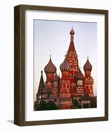 Saint Basil's Cathedral Moscow-null-Framed Art Print