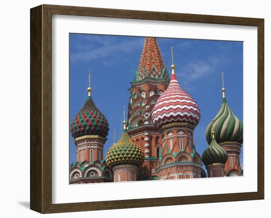 Saint Basils Cathedral, Red Square, Moscow, Moscow Oblast, Russia-Walter Bibikow-Framed Photographic Print