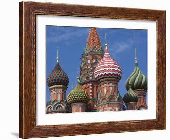 Saint Basils Cathedral, Red Square, Moscow, Moscow Oblast, Russia-Walter Bibikow-Framed Photographic Print