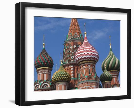 Saint Basils Cathedral, Red Square, Moscow, Moscow Oblast, Russia-Walter Bibikow-Framed Photographic Print