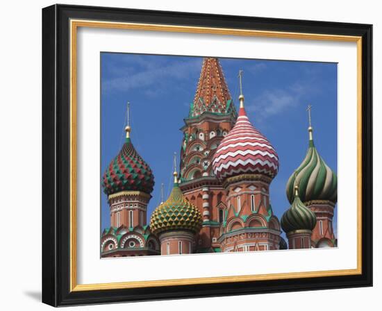 Saint Basils Cathedral, Red Square, Moscow, Moscow Oblast, Russia-Walter Bibikow-Framed Photographic Print