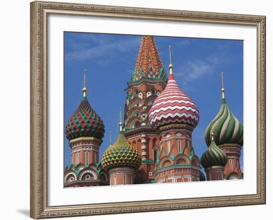 Saint Basils Cathedral, Red Square, Moscow, Moscow Oblast, Russia-Walter Bibikow-Framed Photographic Print