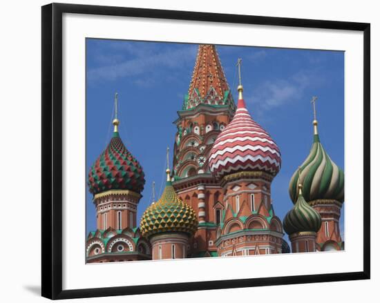 Saint Basils Cathedral, Red Square, Moscow, Moscow Oblast, Russia-Walter Bibikow-Framed Photographic Print