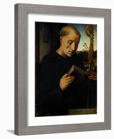 Saint Benedict, 1487-Hans Memling-Framed Giclee Print