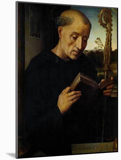 Saint Benedict, 1487-Hans Memling-Mounted Giclee Print