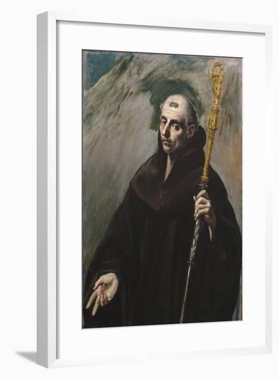 Saint Benedict of Nursia, 1577-1579-El Greco-Framed Giclee Print