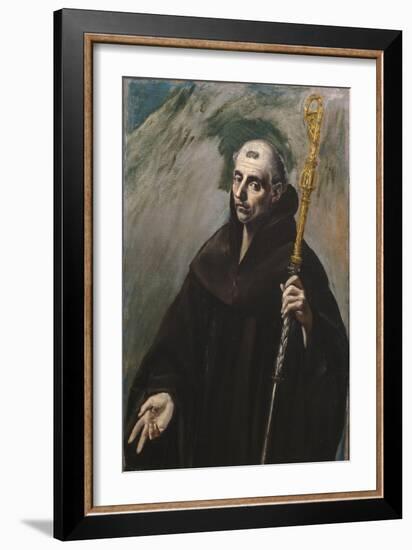 Saint Benedict of Nursia, 1577-1579-El Greco-Framed Giclee Print