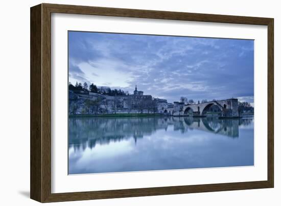 Saint-Benezet Bridge Dating from the 12th Century-Julian Elliott-Framed Photographic Print