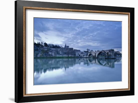 Saint-Benezet Bridge Dating from the 12th Century-Julian Elliott-Framed Photographic Print