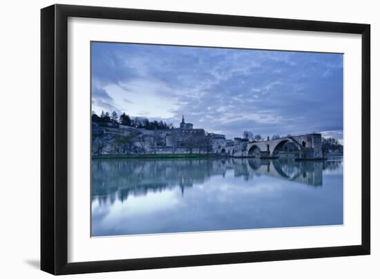 Saint-Benezet Bridge Dating from the 12th Century-Julian Elliott-Framed Photographic Print