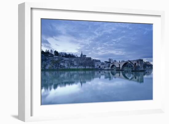 Saint-Benezet Bridge Dating from the 12th Century-Julian Elliott-Framed Photographic Print