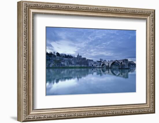 Saint-Benezet Bridge Dating from the 12th Century-Julian Elliott-Framed Photographic Print