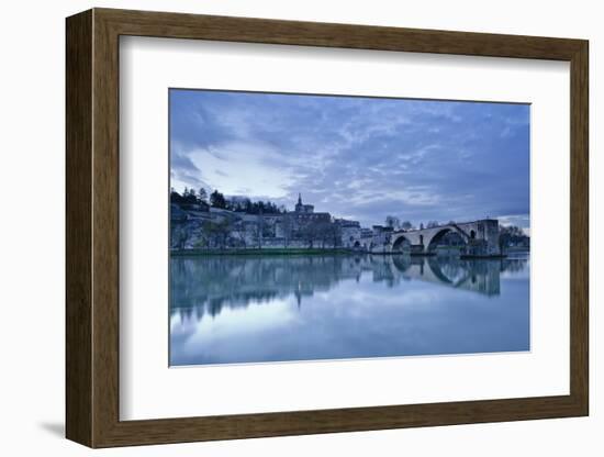 Saint-Benezet Bridge Dating from the 12th Century-Julian Elliott-Framed Photographic Print