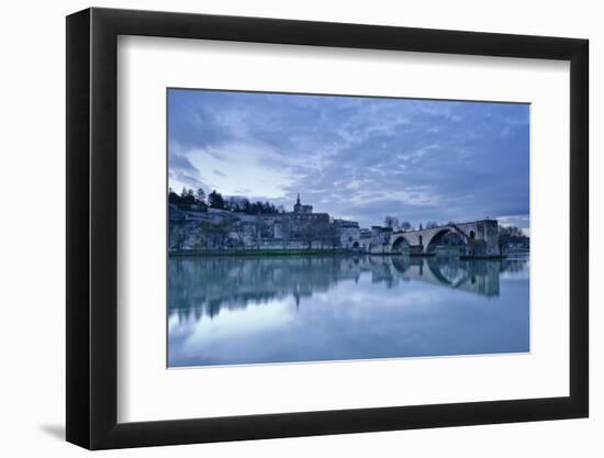 Saint-Benezet Bridge Dating from the 12th Century-Julian Elliott-Framed Photographic Print