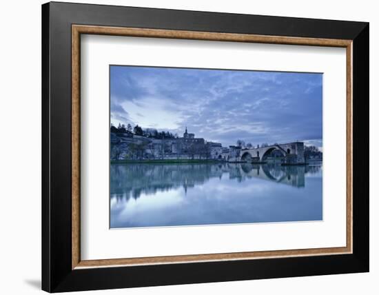 Saint-Benezet Bridge Dating from the 12th Century-Julian Elliott-Framed Photographic Print