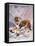 Saint Bernard Finds a Man Trapped in the Snow-A. Scott Rankin-Framed Premier Image Canvas