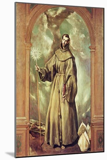 Saint Bernard of Clairvaux, 1603-El Greco-Mounted Giclee Print