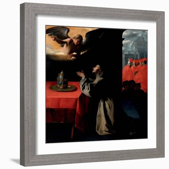 Saint Bonaventure, Ca. 1628-1629-Francisco de Zurbarán-Framed Giclee Print