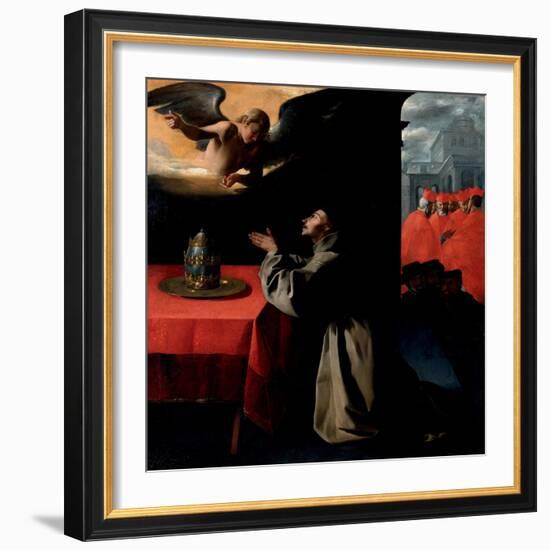 Saint Bonaventure, Ca. 1628-1629-Francisco de Zurbarán-Framed Giclee Print