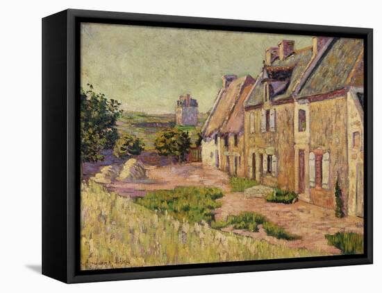 Saint-Briac, Cour a La Ville Hue, 1885-Paul Signac-Framed Premier Image Canvas