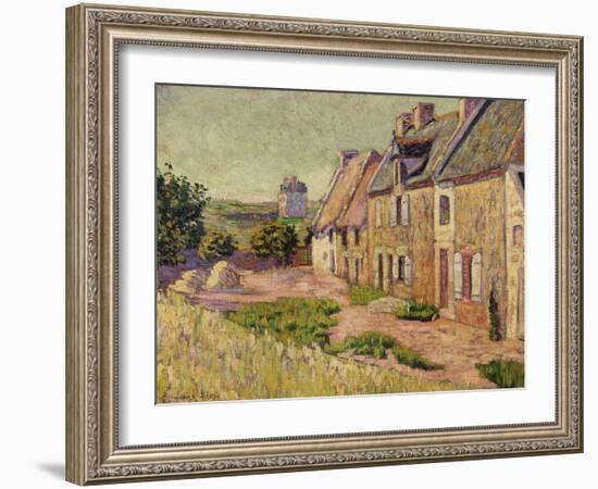 Saint-Briac, Cour a La Ville Hue,1885-Edgar Degas-Framed Giclee Print