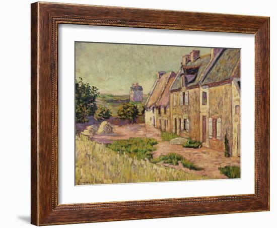 Saint-Briac, Cour a La Ville Hue,1885-Edgar Degas-Framed Giclee Print