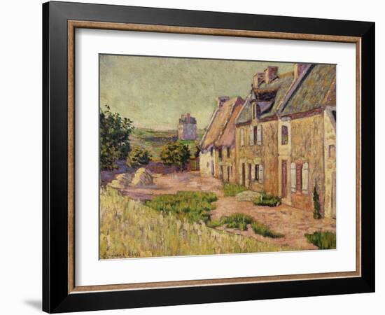 Saint-Briac, Cour a La Ville Hue,1885-Edgar Degas-Framed Giclee Print