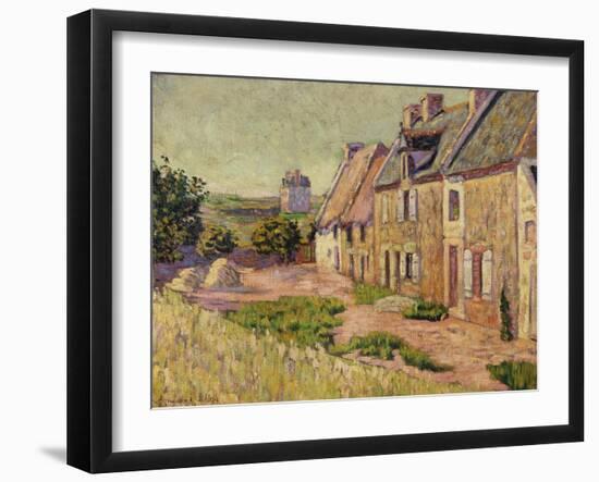 Saint-Briac, Cour a La Ville Hue,1885-Edgar Degas-Framed Giclee Print