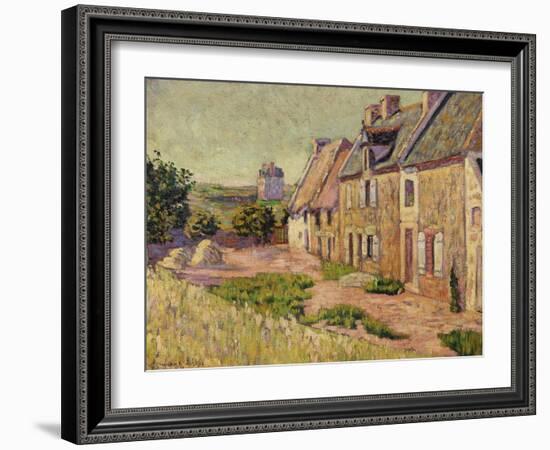 Saint-Briac, Cour a La Ville Hue,1885-Edgar Degas-Framed Giclee Print