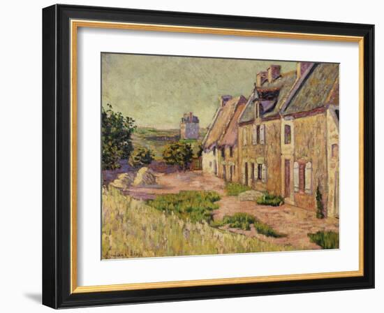 Saint-Briac, Cour a La Ville Hue,1885-Edgar Degas-Framed Giclee Print