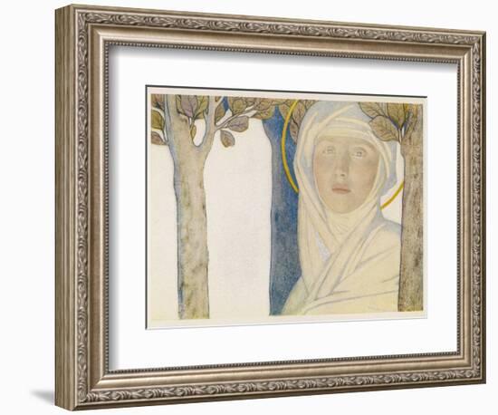 Saint Brigid Irish Slave Who Became a Nun Who Became a Saint Also Known as Bride Bridget-Cayley Robinson-Framed Photographic Print
