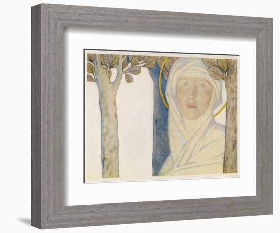 Saint Brigid Irish Slave Who Became a Nun Who Became a Saint Also Known as Bride Bridget-Cayley Robinson-Framed Photographic Print