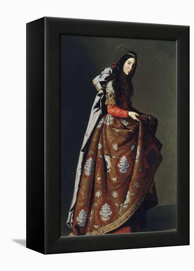 Saint Casilda of Toledo, Ca 1630-1634-Francisco de Zurbarán-Framed Premier Image Canvas