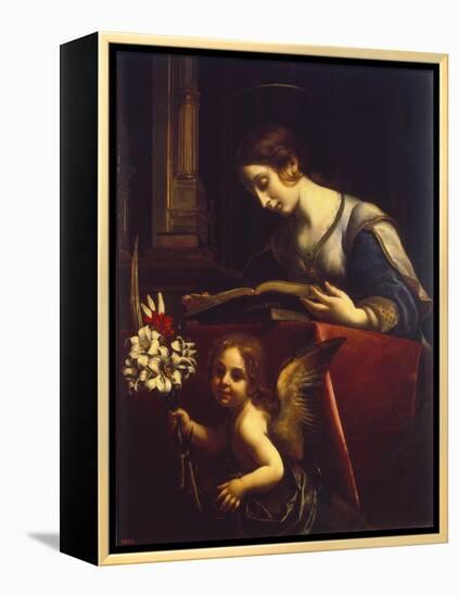 Saint Catherine, 1670-Carlo Dolci-Framed Premier Image Canvas