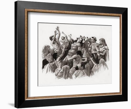 Saint Catherine Being Tortured on the Wheel-Ralph Bruce-Framed Giclee Print