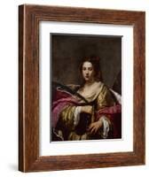 Saint Catherine by Simon Vouet-Simon Vouet-Framed Giclee Print