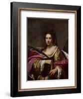 Saint Catherine by Simon Vouet-Simon Vouet-Framed Giclee Print