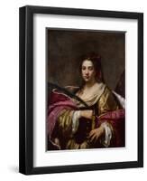 Saint Catherine by Simon Vouet-Simon Vouet-Framed Giclee Print