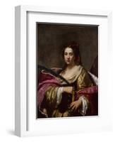Saint Catherine by Simon Vouet-Simon Vouet-Framed Giclee Print