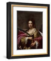 Saint Catherine by Simon Vouet-Simon Vouet-Framed Giclee Print