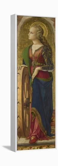 Saint Catherine of Alexandria, 1476-Carlo Crivelli-Framed Premier Image Canvas