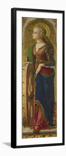 Saint Catherine of Alexandria, 1476-Carlo Crivelli-Framed Giclee Print