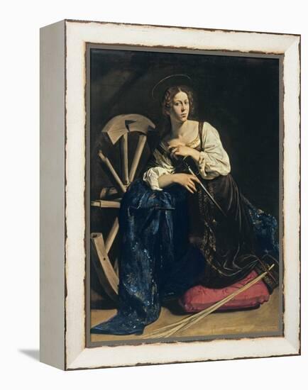 Saint Catherine of Alexandria, C. 1598-Caravaggio-Framed Premier Image Canvas