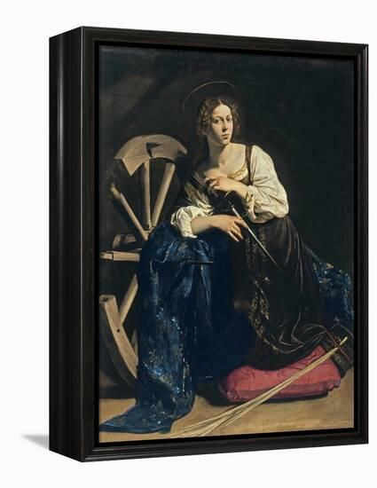 Saint Catherine of Alexandria, C. 1598-Caravaggio-Framed Premier Image Canvas