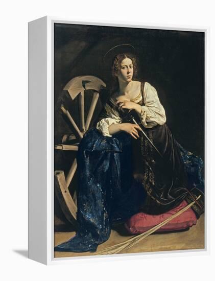 Saint Catherine of Alexandria, C. 1598-Caravaggio-Framed Premier Image Canvas