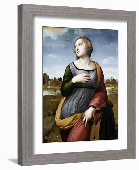 Saint Catherine of Alexandria, C1507-Raphael-Framed Giclee Print