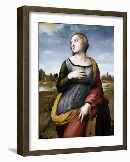 Saint Catherine of Alexandria, C1507-Raphael-Framed Giclee Print