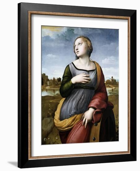 Saint Catherine of Alexandria, C1507-Raphael-Framed Giclee Print